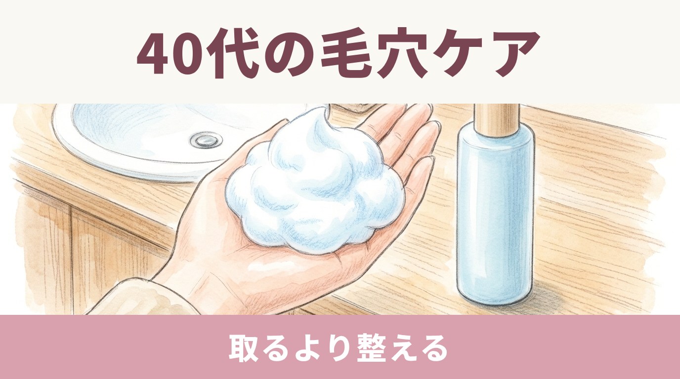 40代の毛穴ケア
